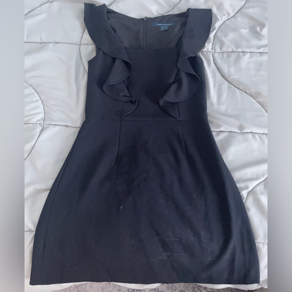 French Connection Midnight Black Mini Dress